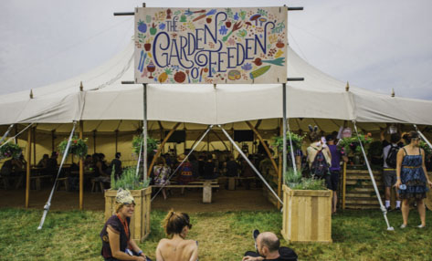 Star Marquee Festival Venue at Shambala