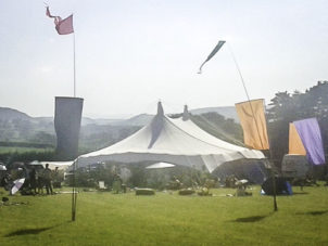 Star Marquee and Flags