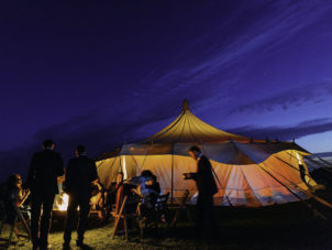 Wedding Marquee at Night