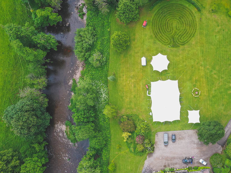 Best UK Wedding Marquee with Canopy and Catering tent